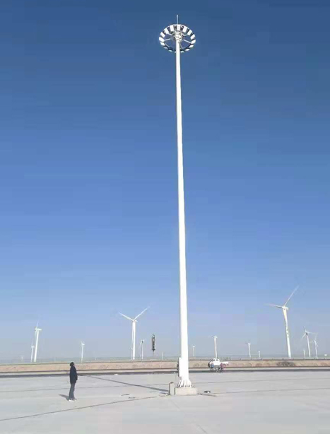 瓜州高速路服务区八宿高杆灯项目